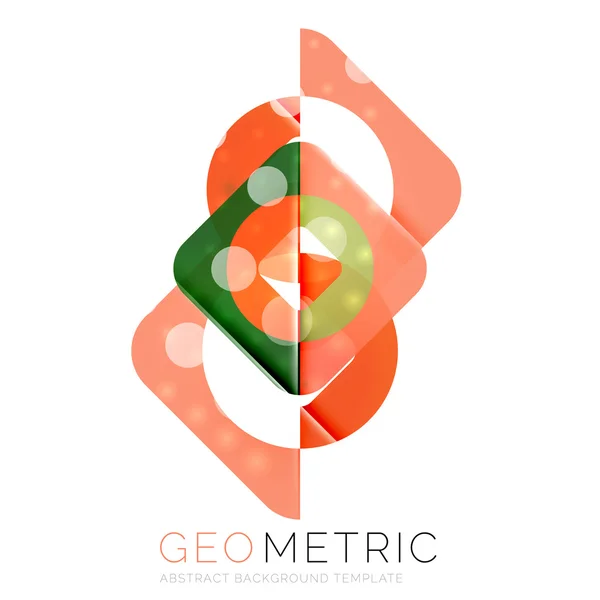 Fundo abstrato geométrico brilhante —  Vetores de Stock