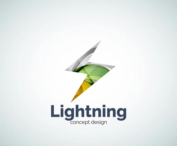 Plantilla de logotipo Lightning — Archivo Imágenes Vectoriales