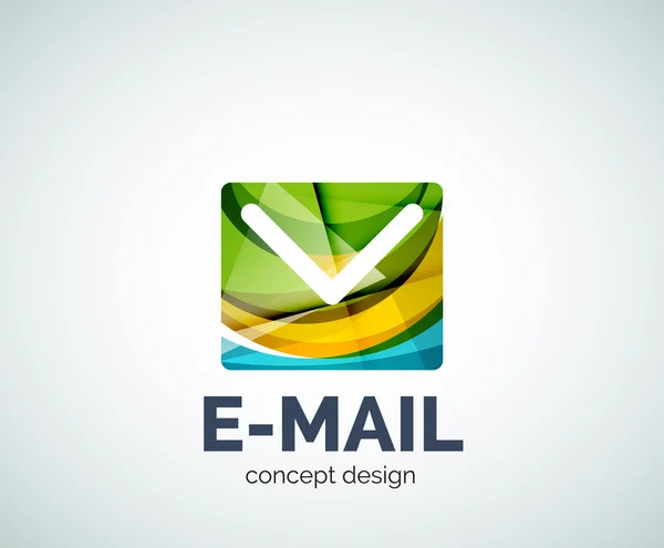 E-logotypen business branding ikonen — Stock vektor