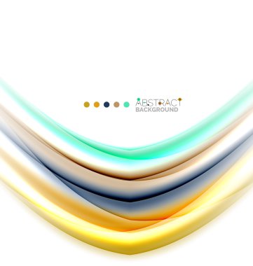 Beyaz, hareket kavramı arka plan üzerinde renkli çizgiler