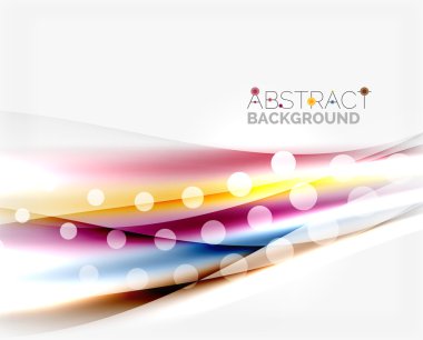 Renk dalgalar, satırları bulanık. Vektör arka plan şablonu