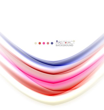 Beyaz, hareket kavramı arka plan üzerinde renkli çizgiler