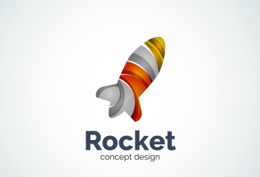 roket logo şablonu
