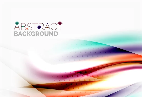 Linhas lisas, fundo abstrato — Vetor de Stock