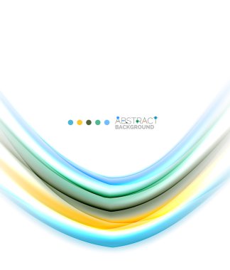 soyut dalgası şablonu