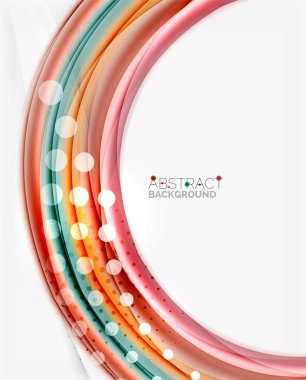 soyut dalgası şablonu