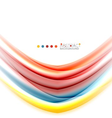 soyut dalgası şablonu