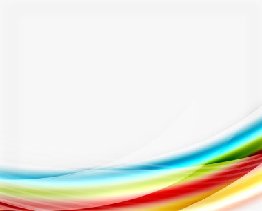 Beyaz renkli düzgün çizgi. Dalga arka plan