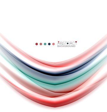 Beyaz, hareket kavramı arka plan üzerinde renkli çizgiler