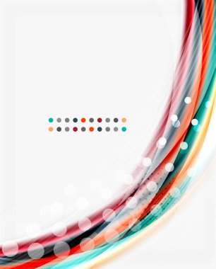 Beyaz renkli düzgün çizgi. Dalga arka plan