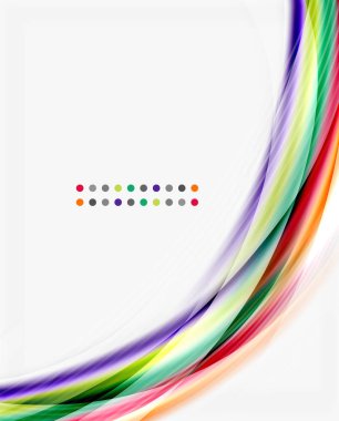 Beyaz renkli düzgün çizgi. Dalga arka plan