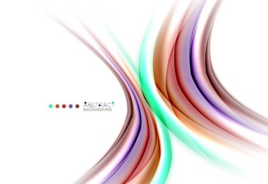 soyut dalgası şablonu