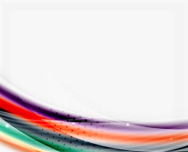 Yarı saydam vektör dalga çizgi, iş veya teknoloji şablon