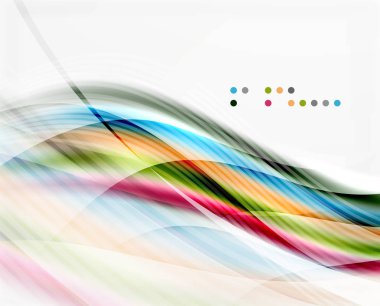 Modern yüksek teknoloji parlak cam dalga