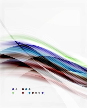 Modern yüksek teknoloji parlak cam dalga