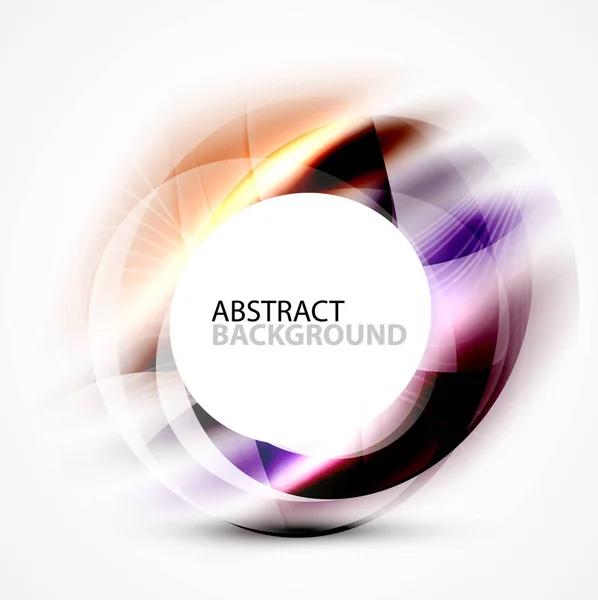 Kleurrijke abstracte cirkel spandoek — Stockvector