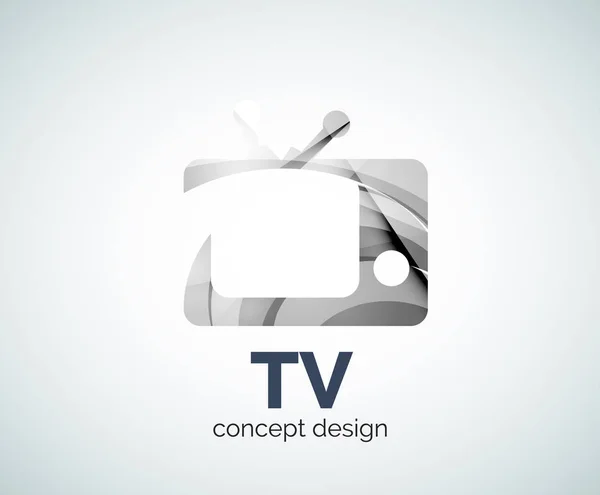 TV logo template — Stock Vector