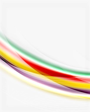 Yarı saydam vektör dalga çizgi, iş veya teknoloji şablon