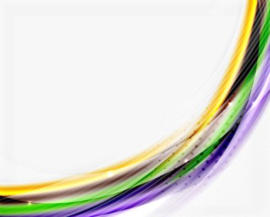 Parlak beyaz boşluk dalga