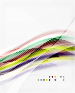 Vektör parlak dalga arka plan