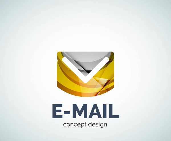 Icono marca de correo electrónico logo empresarial — Vector de stock