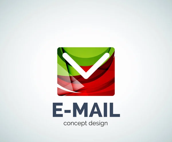 Icono marca de correo electrónico logo empresarial — Vector de stock