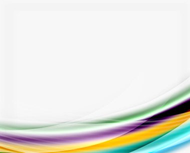 Beyaz renkli düzgün çizgi. Dalga arka plan