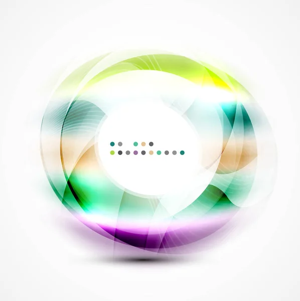 Colorful abstract circle banner — Stock Vector