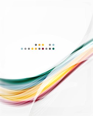 Parlak parlak dalga hatları, renkli çizgiler bulanık