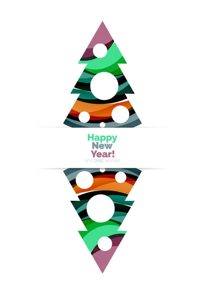 Abstract Christmas sale banner design with blank space — Stock Vector