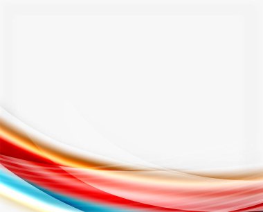 Yarı saydam vektör dalga çizgi, iş veya teknoloji şablon