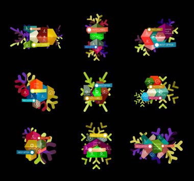 Satılık Noel Etiketler ve stickerlar