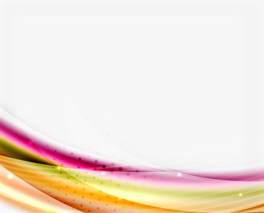 Yarı saydam vektör dalga çizgi, iş veya teknoloji şablon