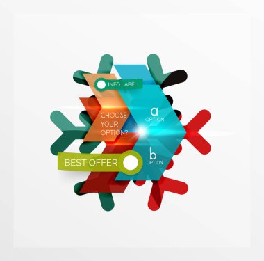 Vektör satış Noel afiş şablon