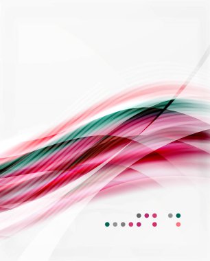 Parlak parlak dalga hatları, renkli çizgiler bulanık