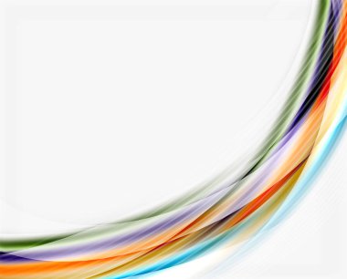 Parlak beyaz boşluk dalga