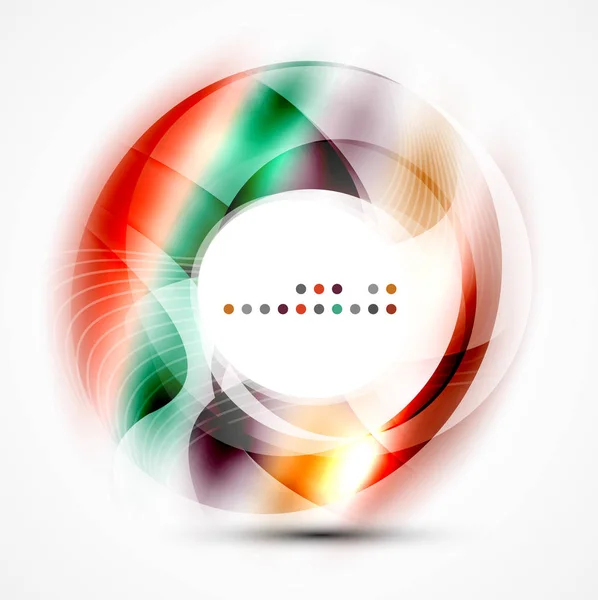 Πολύχρωμο abstract κύκλο banner — Διανυσματικό Αρχείο