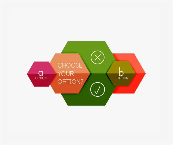 Modelo de infográfico de papel — Vetor de Stock