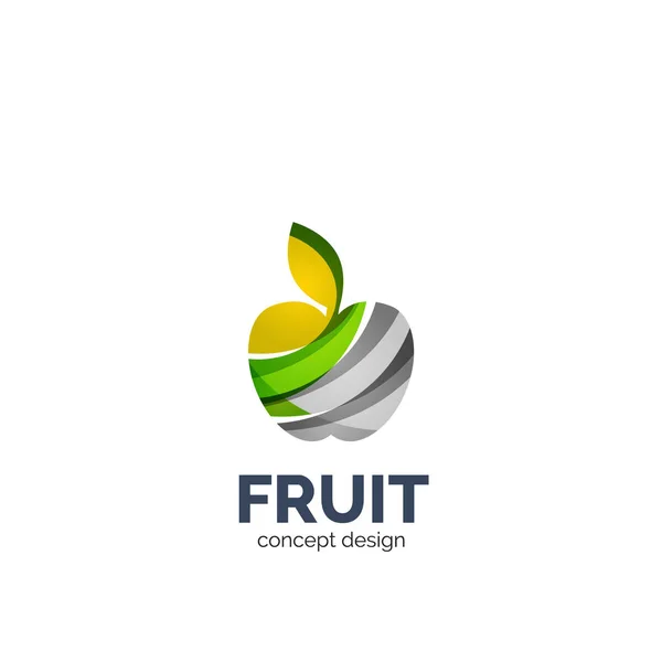 Vektor Apfelfrucht-Symbol — Stockvektor