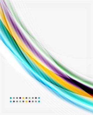 Beyaz renkli düzgün çizgi. Dalga arka plan