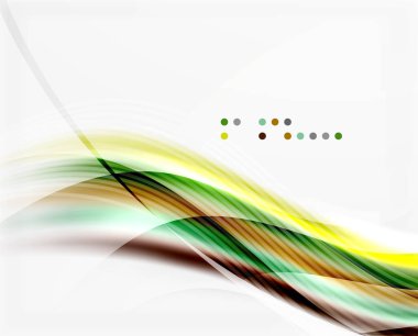 Vektör parlak dalga arka plan