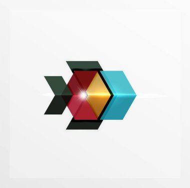 İş infographics şablonları