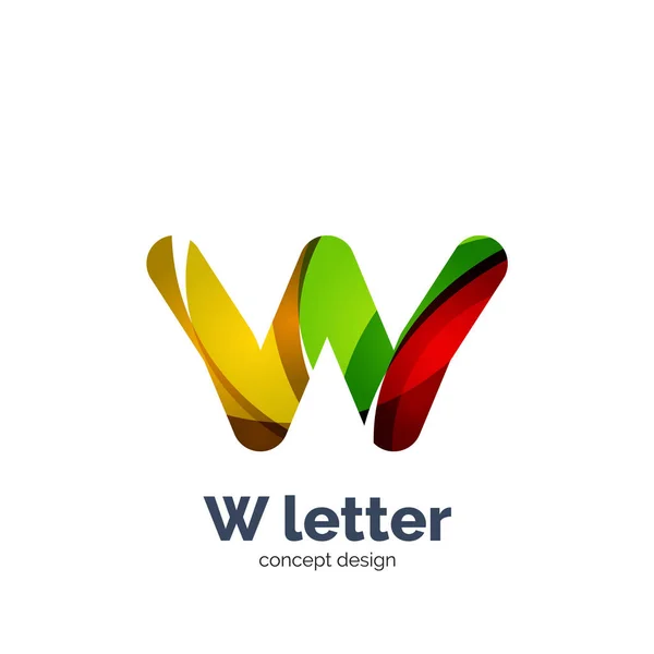 Логотип літеру W — стоковий вектор