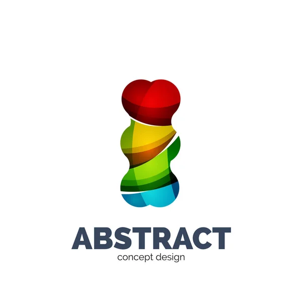 Logo futuriste abstrait moderne — Image vectorielle
