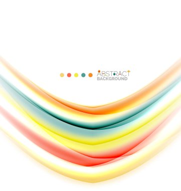 soyut dalgası şablonu