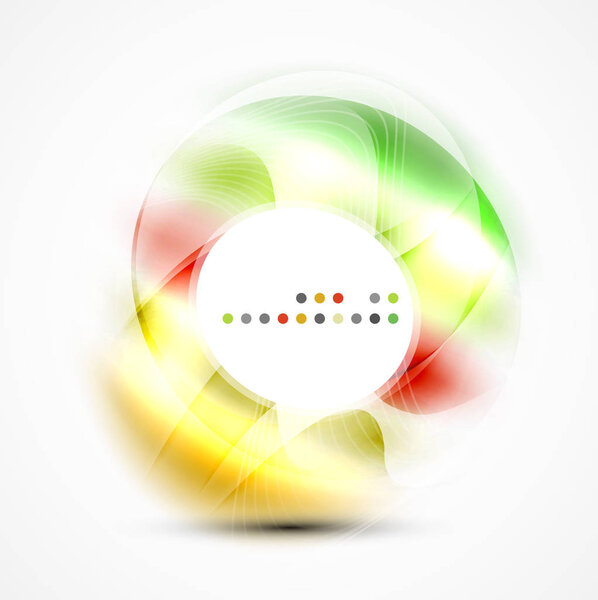 Современный блестящий размытый шаблон завихрения
