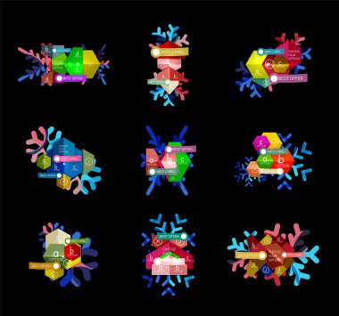 Noel Infographic iş şablonları