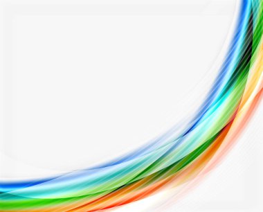 Yarı saydam vektör dalga çizgi, iş veya teknoloji şablon