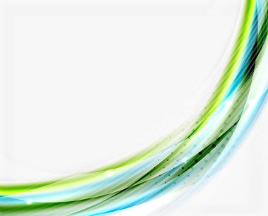 Yarı saydam vektör dalga çizgi, iş veya teknoloji şablon