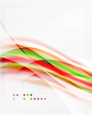 Vektör parlak dalga arka plan